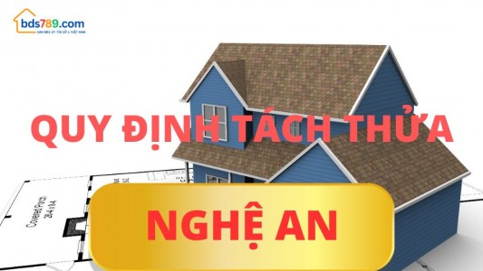 Quy định mới nhất về diện tích tối thiểu được phép tách thửa đất tại Nghệ An