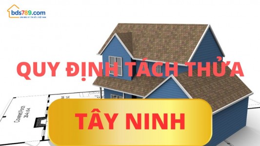 Quy định mới về tách thửa đất tại Tây Ninh