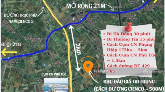 KHU ĐẤT ĐẤU GIÁ ĐỒNG MÈO, TRI TRUNG, PHÚ XUYÊN – CƠ HỘI ĐẦU TƯ ĐẤT VÙNG VEN TIỀM NĂNG