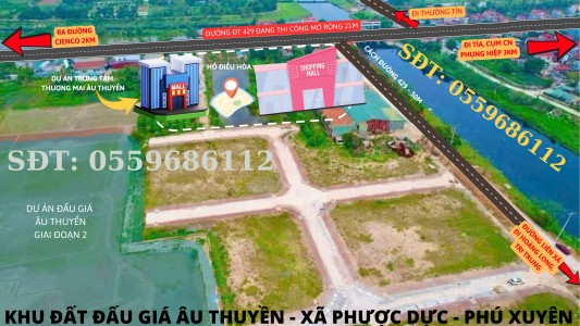 KHU ĐẤT ĐẤU GIÁ ÂU THUYỀN, PHÚ XUYÊN – CƠ HỘI ĐẦU TƯ ĐẤT VÙNG VEN TIỀM NĂNG