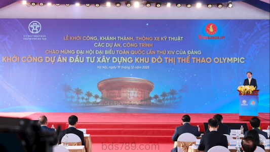 "SIÊU QUÁI VẬT" 925.000 TỶ ĐỒNG: VINGROUP CHÍNH THỨC KHỞI CÔNG SIÊU ĐÔ THỊ OLYMPIC – SÂN VẬN ĐỘNG 135.000 CHỖ LỚN NHẤT HÀNH TINH LỘ DIỆN!