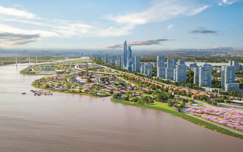 Chi tiết Dự án Trục Đại lộ Cảnh quan sông Hồng Hà Nội