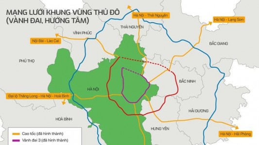 85.000 tỷ đồng đầu tư đường Vành đai 5 vùng Thủ đô: Tuyến giao thông chiến lược dài hơn 330 km
