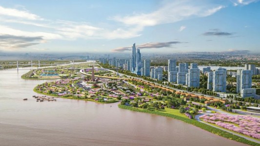 Chi tiết Dự án Trục Đại lộ Cảnh quan sông Hồng Hà Nội