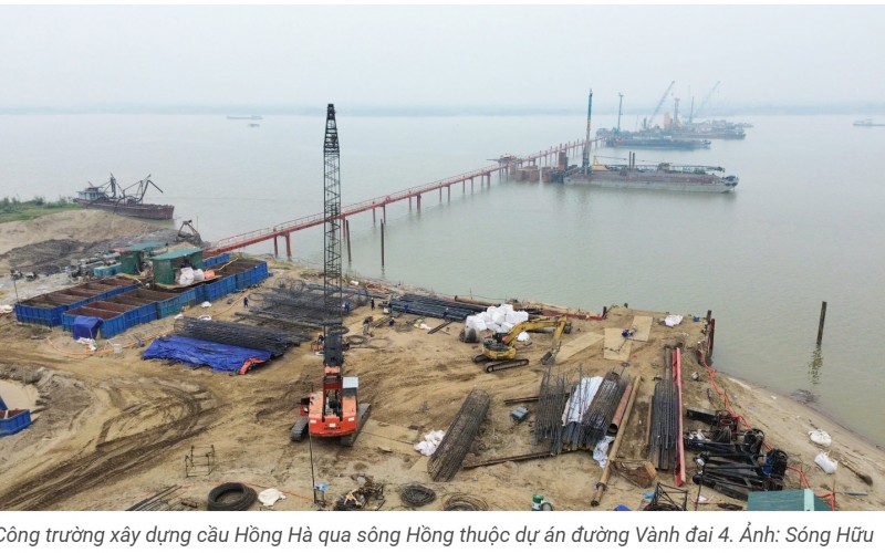 Tiến độ đường song hành Vành đai 4 qua Hà Nội, Hưng Yên, Bắc Ninh mới nhất 2026