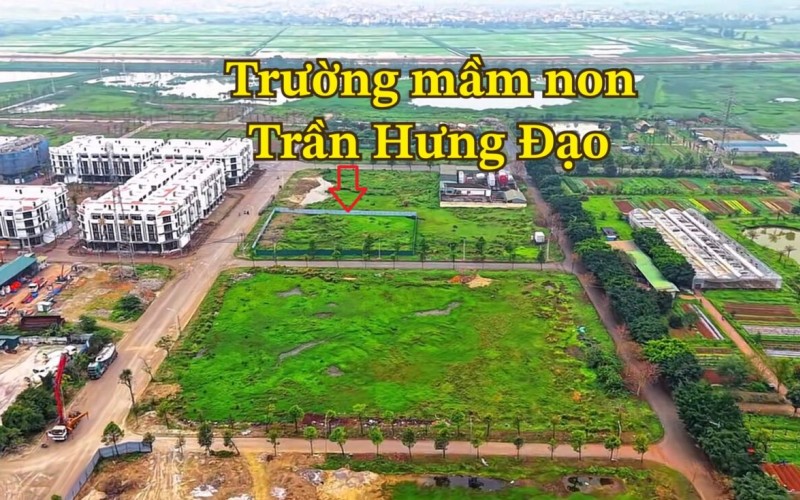 Quy hoạch Trường Mầm non Trần Hưng Đạo tại Khu đô thị Thanh Hà – Niêm yết phương án 1/500