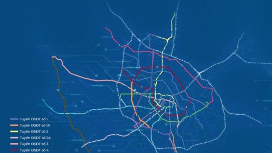 14 tuyến Metro Hà Nội: Đòn bẩy tái cấu trúc không gian đô thị và bản đồ bất động sản