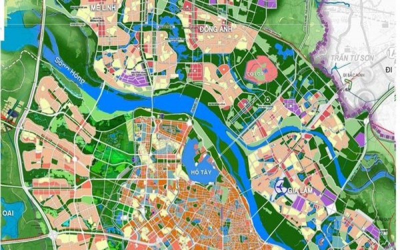 Tải file bản vẽ quy hoạch Hà Nội tầm nhìn 100 năm (mới nhất 2026)