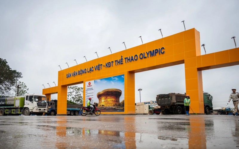 Sân vận động Lạc Việt 135.000 chỗ tăng tốc thi công sau 3 tháng – “siêu dự án” hơn 925.600 tỷ tại phía Nam Hà Nội