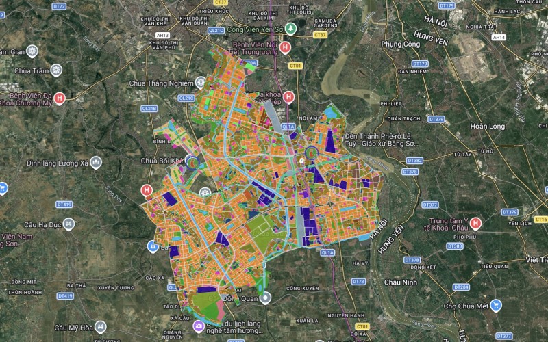 Cập nhật bản đồ quy hoạch phân khu A, B, C, D Olympic mới nhất tháng 4/2026