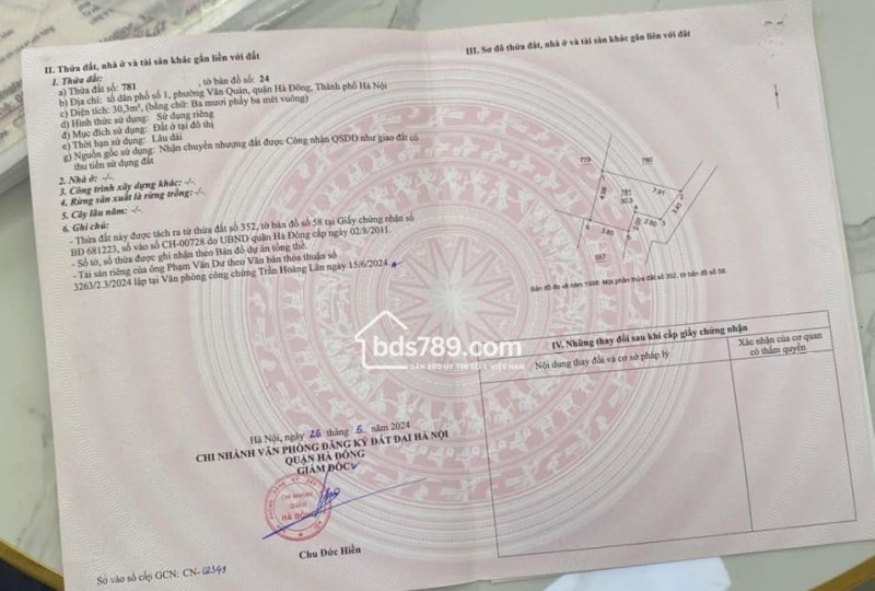 BÁN NHÀ CĂN GÓC – NGÕ 146 ĐƯỜNG 19/5, VĂN QUÁN, HÀ ĐÔNG – GIÁ 6.75 TỶ