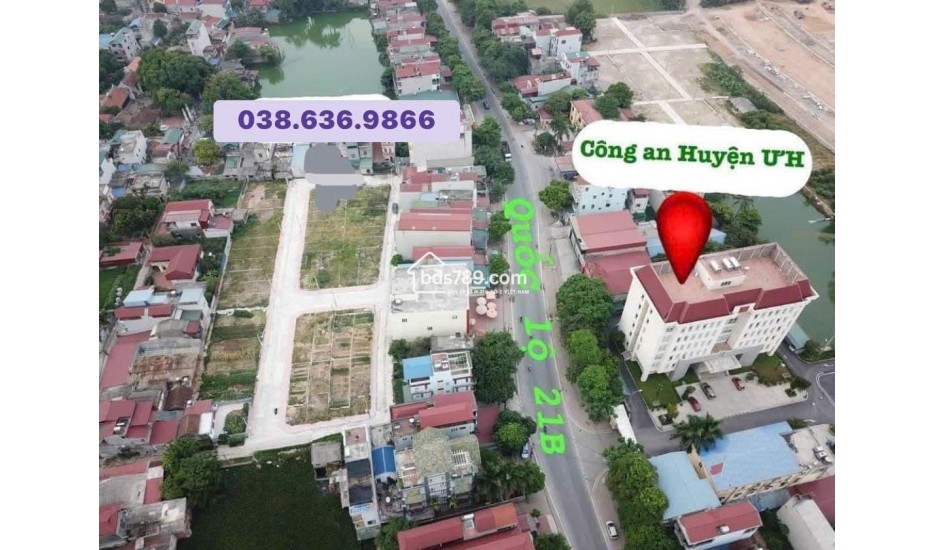 Bán đất đấu giá ngay Công an huyện Ứng Hòa, Hà Nội - Giá chỉ 2,7 tỷ