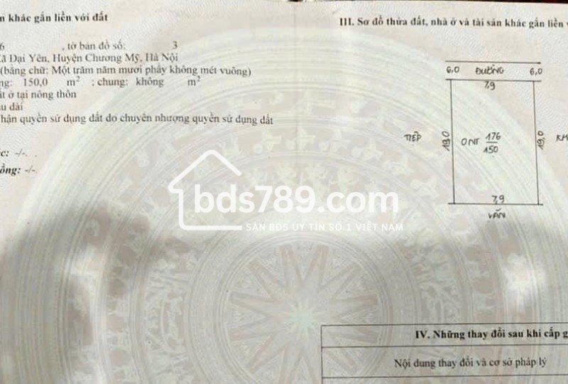 Bán Đất 150m² Tại Đại Yên - Chương Mỹ: Vị Trí Kinh Doanh, Đường Thông Ô Tô Tránh Nhau