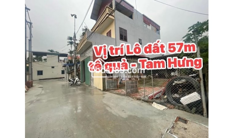 BÁN LÔ ĐẤT ĐẸP – TAM HƯNG, THANH OAI – Ô TÔ TẢI VÀO TẬN ĐẤT