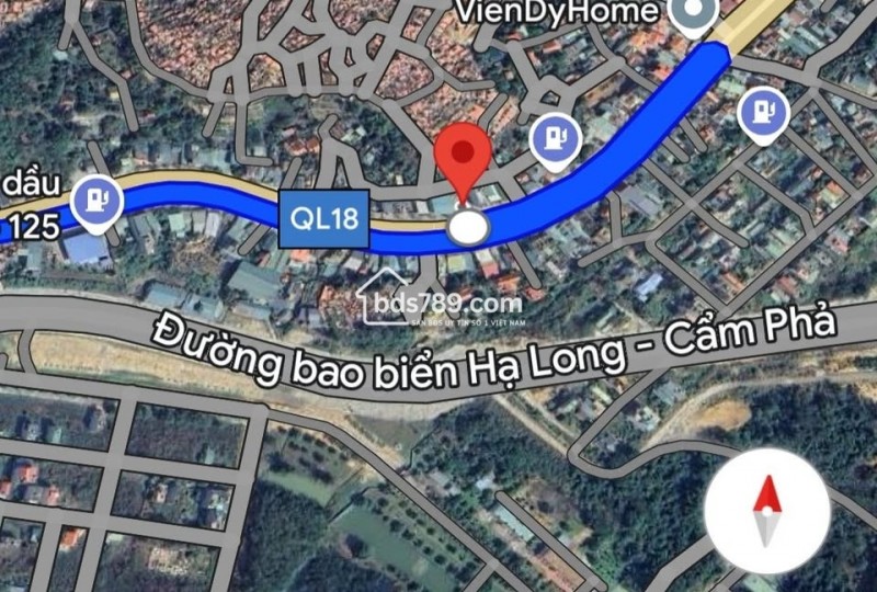 Bán nhanh ô đất mặt đường 18 gần cây xăng Hoàng Yến P. Hà Tu Hạ Long – Kinh doanh lý tưởng
