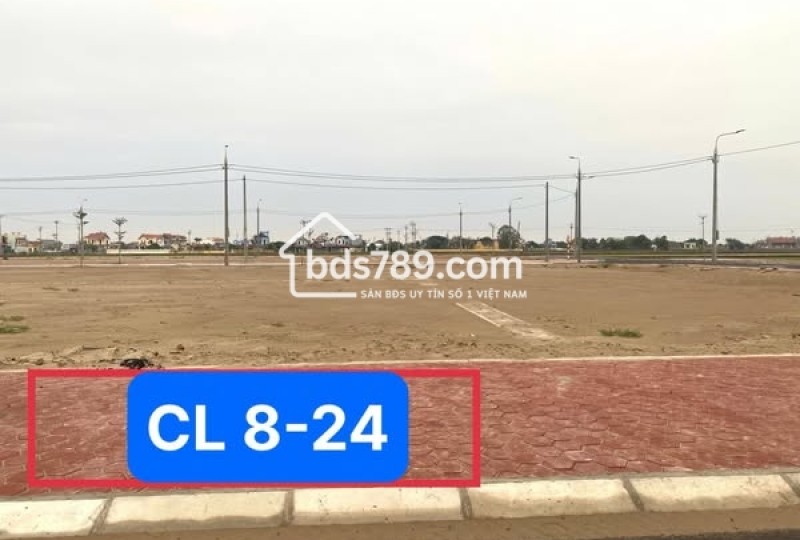 BÁN LÔ ĐẤT HƯỚNG NAM - 3 MẶT TIỀN - KHU DCTT, XÃ GIAO CHÂU