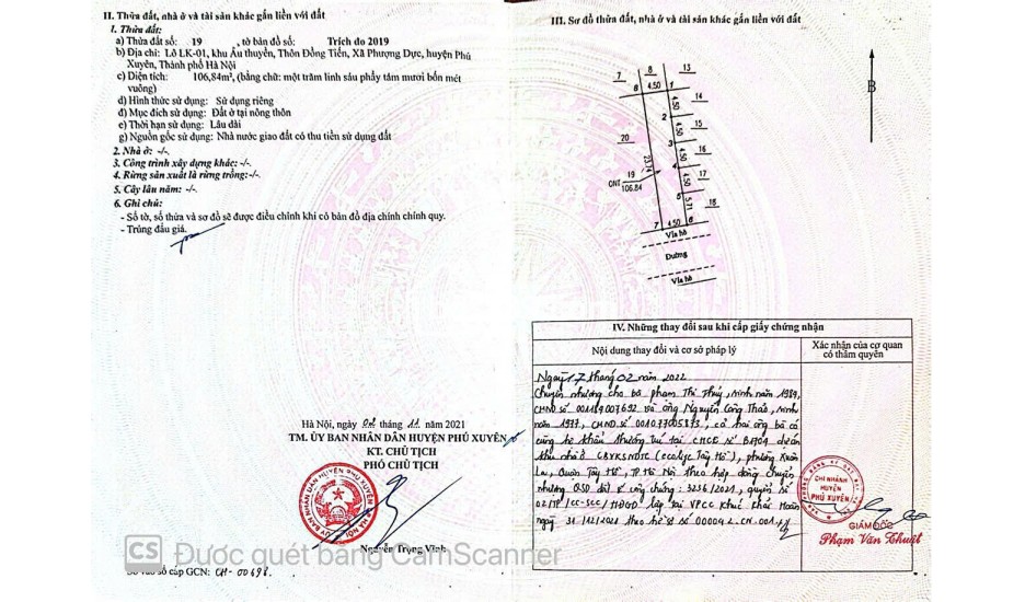 Đất đấu giá tại Âu Thuyền, Xã Phượng Dực, Phú Xuyên, Hà Nội cơ hội đầu tư hấp dẫn, sổ đỏ sẵn sàng giao dịch