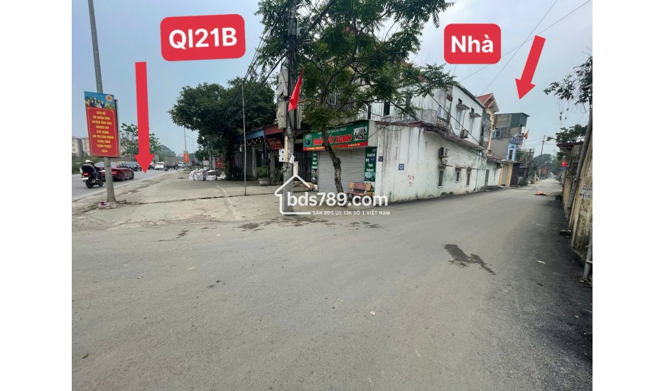 Bán đất tặng nhà mặt kinh doanh tại Yên Trường Ứng Thiên Ứng Hòa Hà Nội cách quốc lộ 21B chỉ 20m