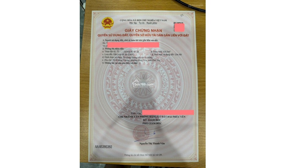 ĐẦU TƯ SINH LỜI NGAY – LÔ ĐẤT 3 MẶT THOÁNG HIẾM CÓ TẠI TMS PHÚC YÊN