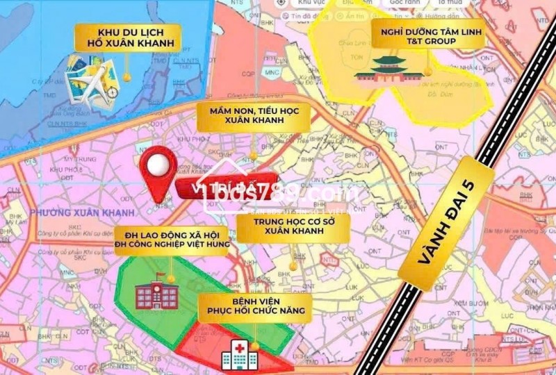 Bán đất ở Thị xã Sơn Tây gần trường học, khu công nghiệp giá rẻ