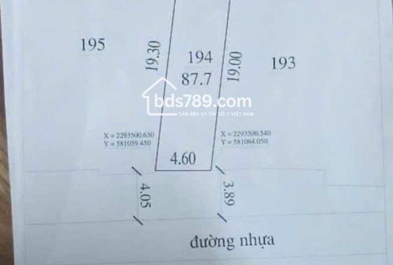 Chính chủ gửi bán lô đất giãn dân diện tích 87,7m² tại phố Nguyễn Thượng Hiền, thị trấn Vân Đình, huyện Ứng Hòa, Hà Nội.