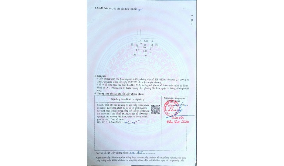 BÁN NHÀ QUANG LÃM – PHÚ LƯƠNG, HÀ ĐÔNG, GẦN CHỢ – SÁT ĐẠI HỌC ĐẠI NAM