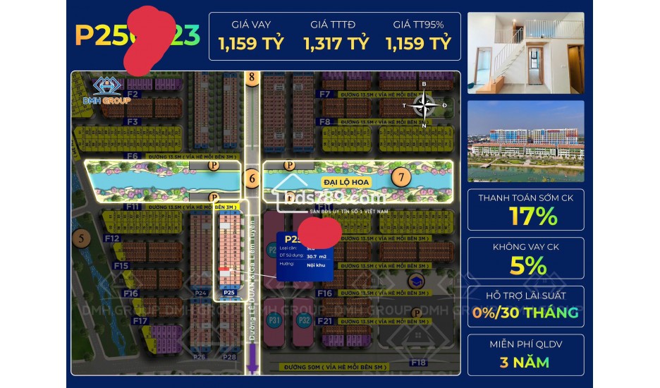 Chỉ từ 2,2 tỷ sở hữu ngay căn 2BR căn góc – 56,8m² – ký HĐMB ngay – chỉ còn một căn duy nhất