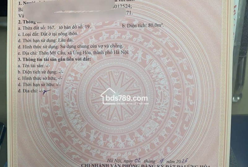 Đấu giá đất mặt đường tỉnh lộ 428 – Vị trí siêu VIP, kinh doanh đỉnh, giá 6.8 tỷ