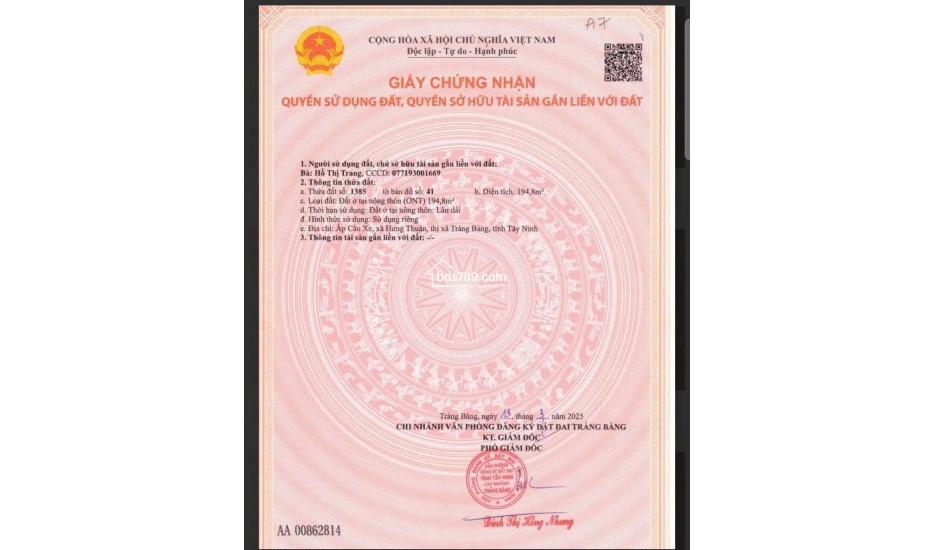Đất thật giá thât 100% không ảo(dt9,5x20m)full thổ cư giá chỉ 650tr