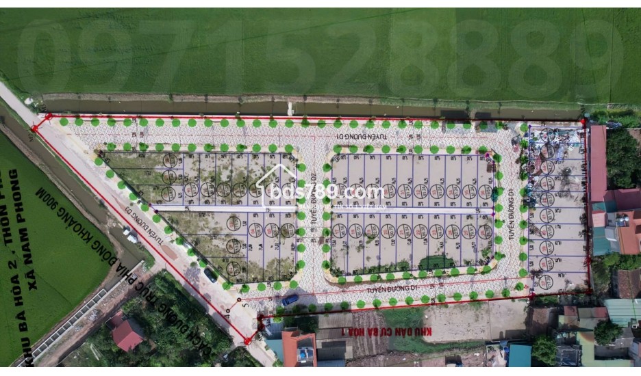 BÁN ĐẤT ĐẤU GIÁ KHU BÀ HÒA 2 – THÔN PHONG TRIỀU, XÃ NAM PHONG, PHÚ XUYÊN, HÀ NỘI